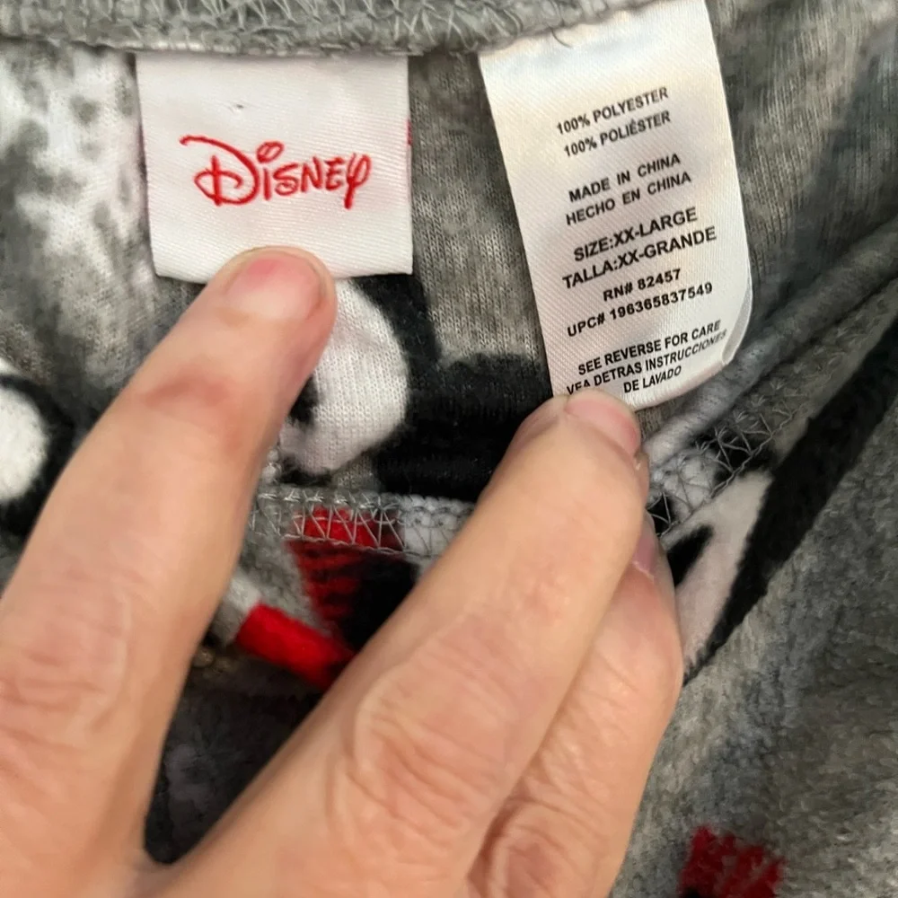 Disney Mickey Mouse plus Fleece pajama pants - Picture 4 of 5